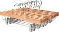 Wooden Pants Hangers 10 Pack
